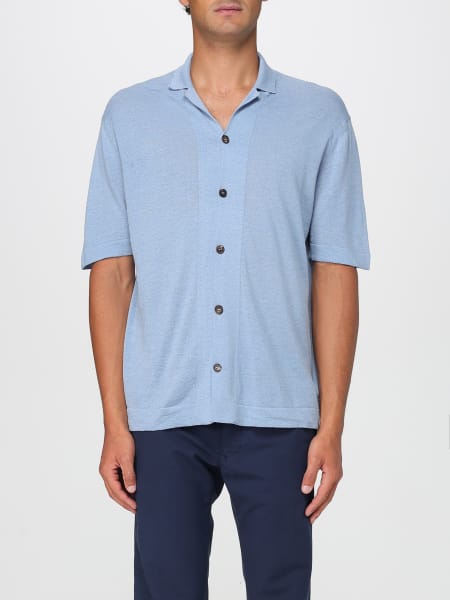 Zanone: Camicia Zanone in maglia di misto lino e cotone