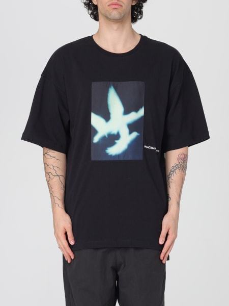 Oamc: T-shirt in cotone stampata Oamc