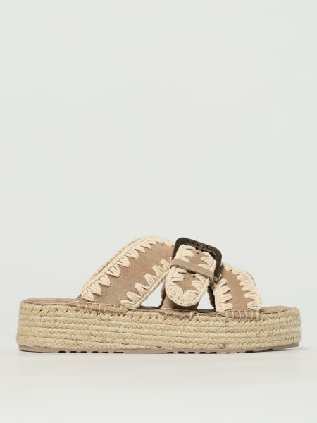Flache sandalen damen Mou>