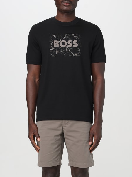 Boss: T-shirt Boss in cotone con logo