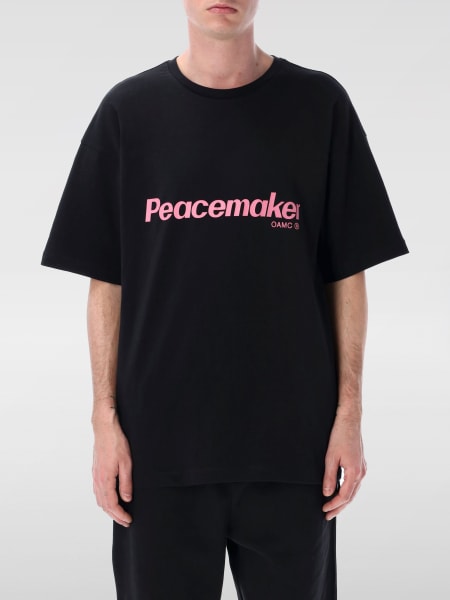 Oamc: T-shirt over stampata Oamc in cotone