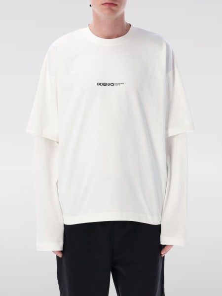 Oamc: T-shirt in cotone con stampa grafica Oamc