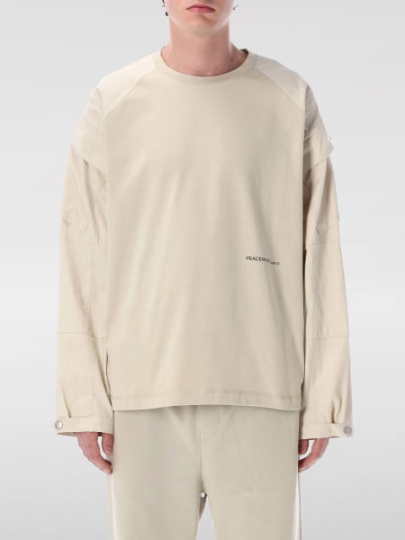 Oamc: T-shirt in cotone con stampa grafica Oamc