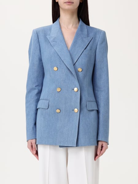 アウターその他 TAGLIATORE Women Outer S25TAGLLUCES340021EB813 BLUE Tagliatore Blazer for Women SS25 | GIGLIO.COM