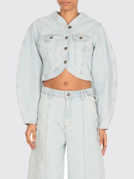ジャケット ROTATE Woman Jacket Sky Blue 113826 1468 ROTATE: Jacket woman - Sky Blue | Rotate jacket 113826