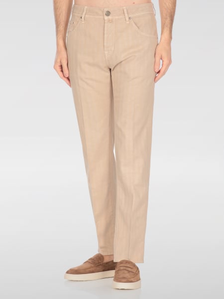 Pantalone Jacob Cohen in denim di misto cotone a righe