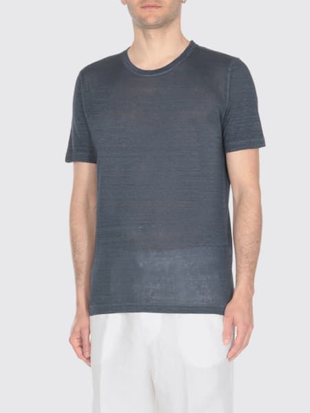 Tシャツ・カットソー 120% LINO Men T-shirt Blue 32ALIM7186000E908S00ALIM S0025F 120% LINO：Tシャツ メンズ - ブルー | GIGLIO.COMオンラインの