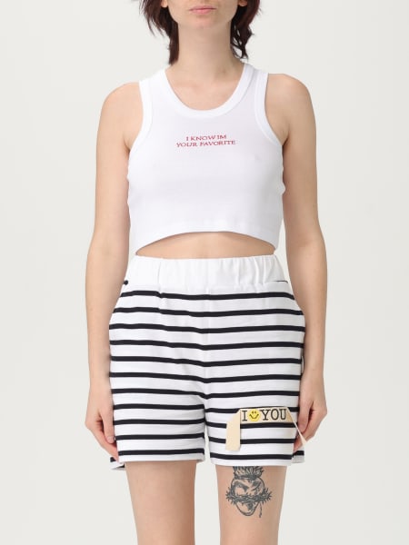 Joshua Sanders: Canotta crop con logo Joshua Sanders