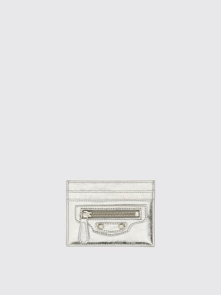 Balenciaga: Portacarte di credito Le City Balenciaga in pelle cracklè
