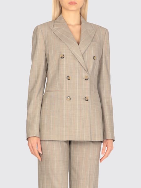 アウターその他 PT TORINO Women Outer TW3FDP130TORES250060 Beige PT TORINO: Blazer woman - Beige | Pt Torino blazer