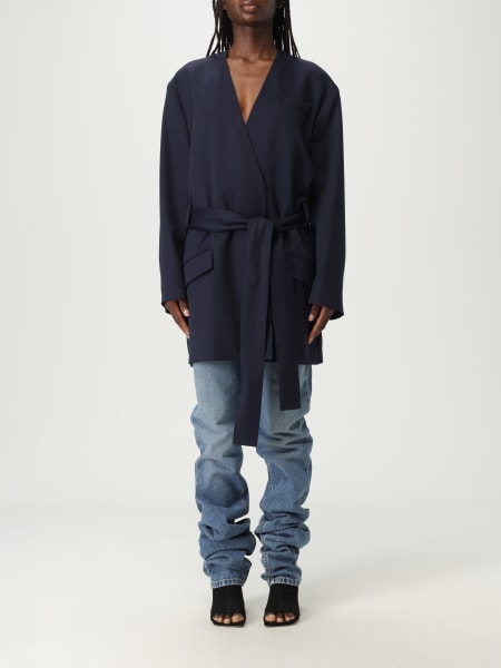 コート THE ATTICO Woman Coat Blue 250WCC080W046 184 THE ATTICO: Coat woman - Blue | The Attico coat