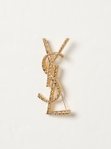 Spilla Cassandre Saint Laurent in ottone >