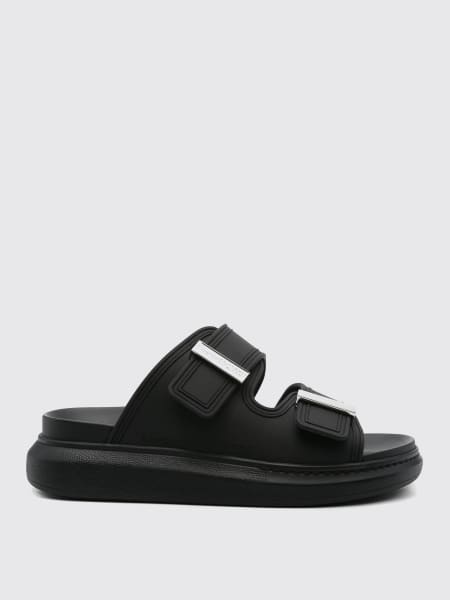 シューズ・サンダルその他 ALEXANDER MCQUEEN Woman Flat sandals Black 658063W4Z51 1081 MCQUEEN: Flat sandals woman - Black | McQueen flat sandals