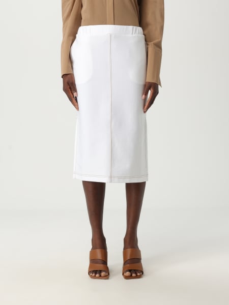 スカート MM Max Mara Woman Skirt White 2516101028600 001 Skirt white | Max Mara