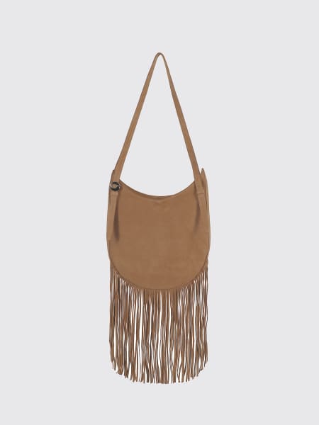 Borsa a spalla in pelle scamosciata Coperni hobo