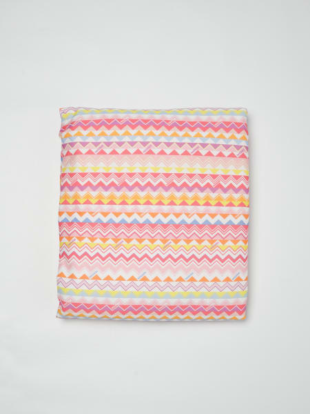 Missoni: Copertina Missoni in cotone con stampa zig zag