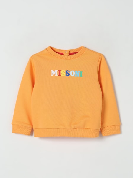 Felpa a girocollo con logo multicolor Missoni>