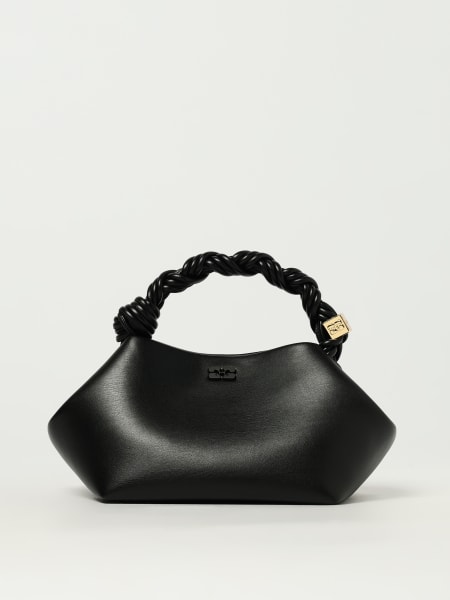Borsa a mano in pelle di vitello Bou Ganni