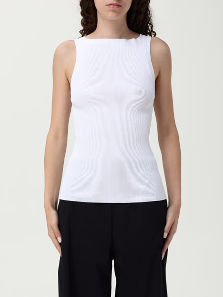 Tシャツ・カットソー LIVIANA CONTI Woman T-Shirt White F5SW60 A01-0 Women's Spring & Summer T-Shirts & Tank Tops | Liviana Conti
