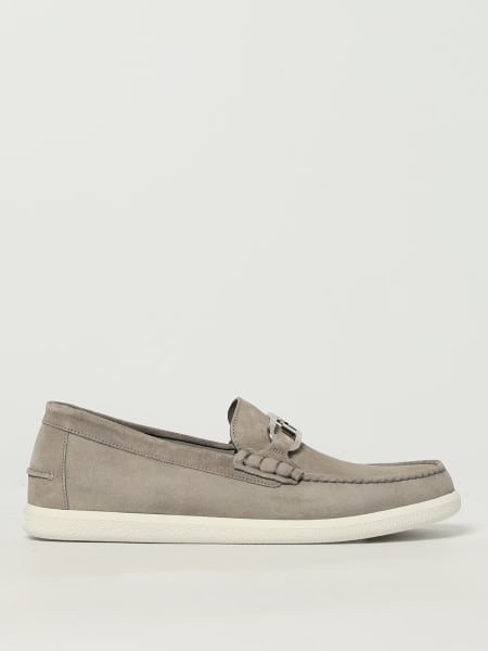 Mocassino O'Lock Fendi in camoscio >