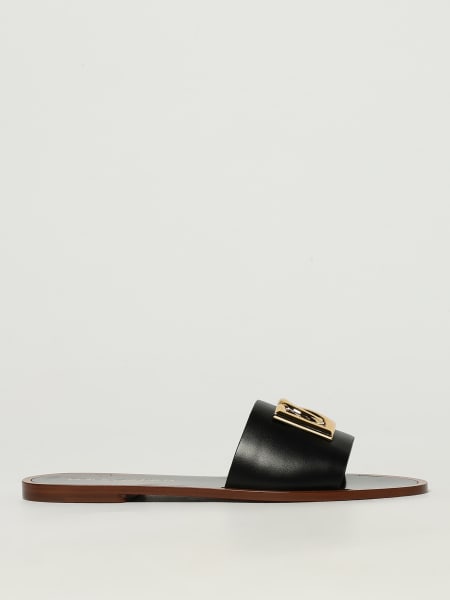 Sliders DG Dolce & Gabbana in pelle