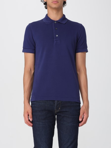 Polo in misto cotone slim Tom Ford
