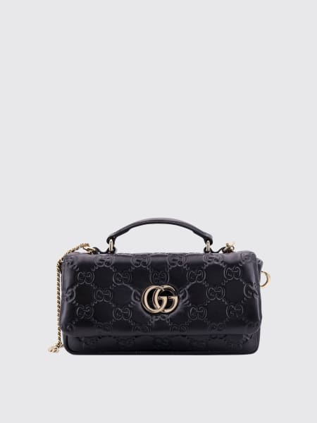 Borsa Milano Mini Gucci in pelle con monogram GG goffrato >