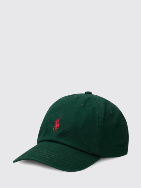 Cappello Polo Ralph Lauren in cotone con logo ricamato