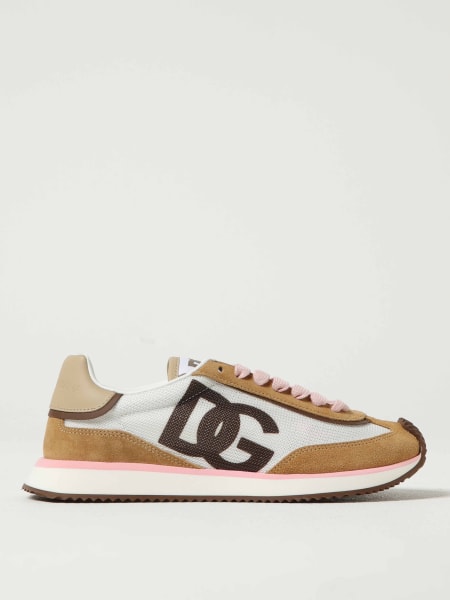 Sneakers DG Cushion Dolce & Gabbana in mesh e camoscio
