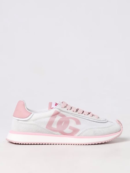 Sneakers DG Cushion Dolce & Gabbana in mesh e camoscio