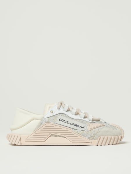Sneakers NS1 Dolce & Gabbana in pelle e pizzo