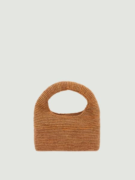 Borsa Halfmoon in Rafia Manebi>