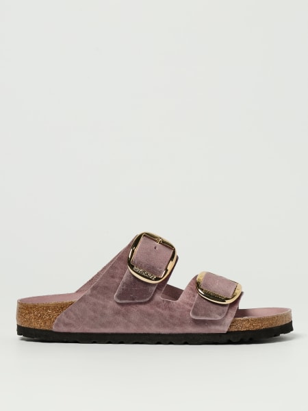 Sandalo Arizona Big Buckle Birkenstock in pelle oliata