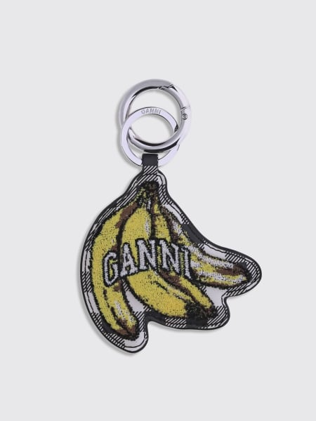 Portachiavi in pelle Banana Ganni>