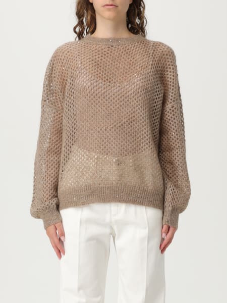 Maglia in mohair con paillettes Brunello Cucinelli