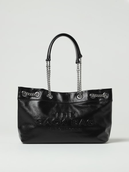 Borsa The Small Chain Sack Bag Marc Jacobs in pelle a grana