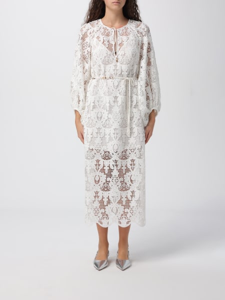 Abito midi Zimmermann in pizzo