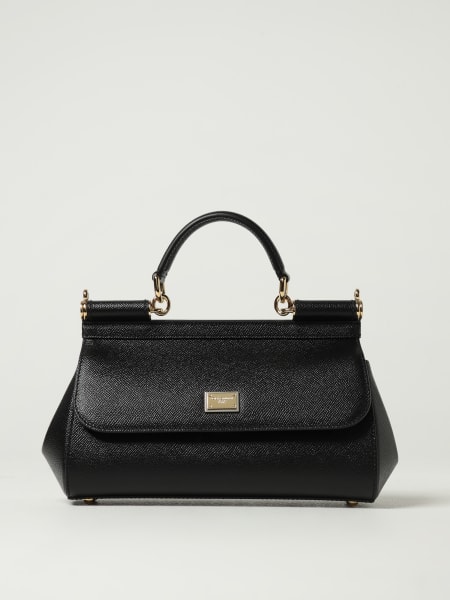 Borsa Sicily in pelle saffiano Dolce & Gabbana
