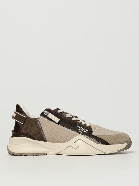 Sneakers Flow Fendi in pelle e mesh