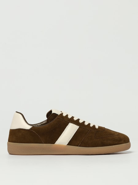 Sneakers Tom Ford in camoscio