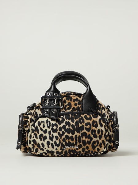 Borsa a mano Polochon Ganni in nylon