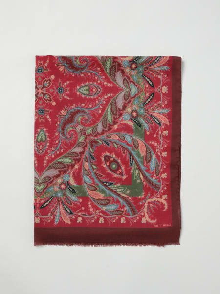 Sciarpa Etro in lana stampa paisley