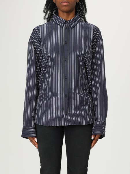 BALENCIAGA オルオハロコフリント長袖シャツ 725060TNLA2 9040 Balenciaga Shirt for Women SS25 | GIGLIO.COM