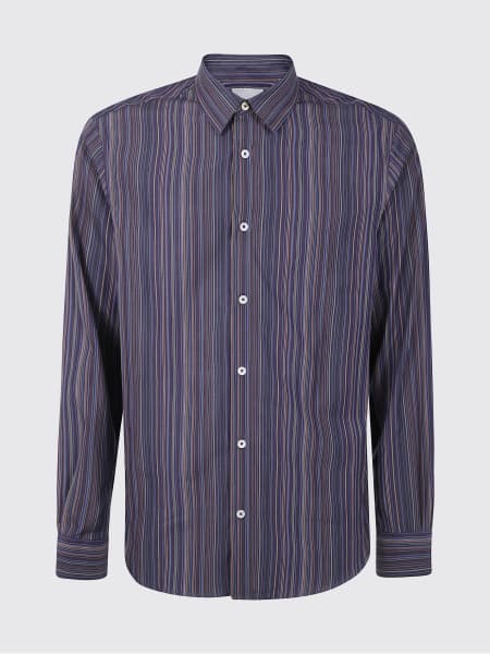 Camicia Paul Smith in cotone a righe multicolor