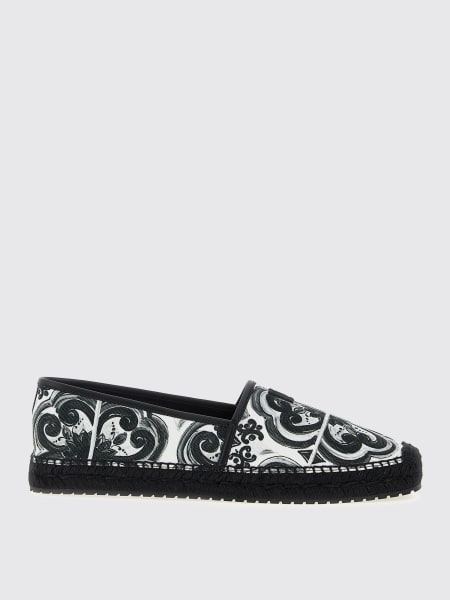 Espadrillas Maiolica Dolce & Gabbana in canvas di cotone stampato