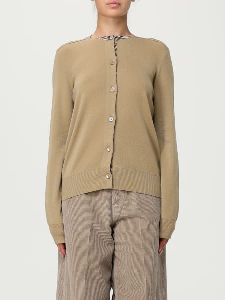 BURBERRY アイボリー メッシュカーディガン BURBERRY アイボリー メッシュカーディガン