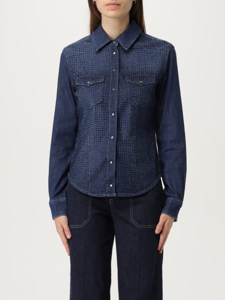 Camicia Liu Jo in denim con strass