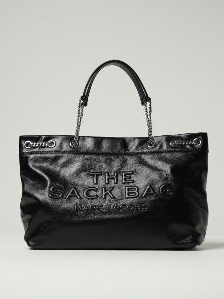 Borsa The Large Chain Sack Bag Marc Jacobs in pelle a grana