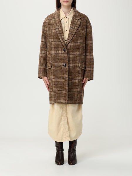 Cappotto Isabel Marant Etoile in lana Tartan