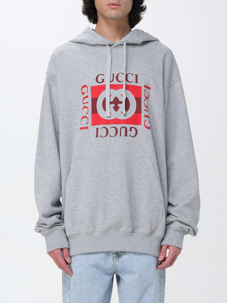 Felpa con cappuccio e logo Gucci